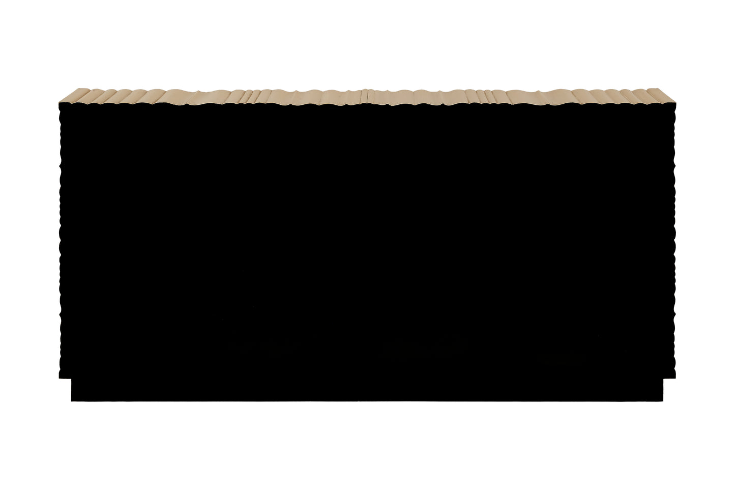 Sunburst 2 Door Credenza Brass