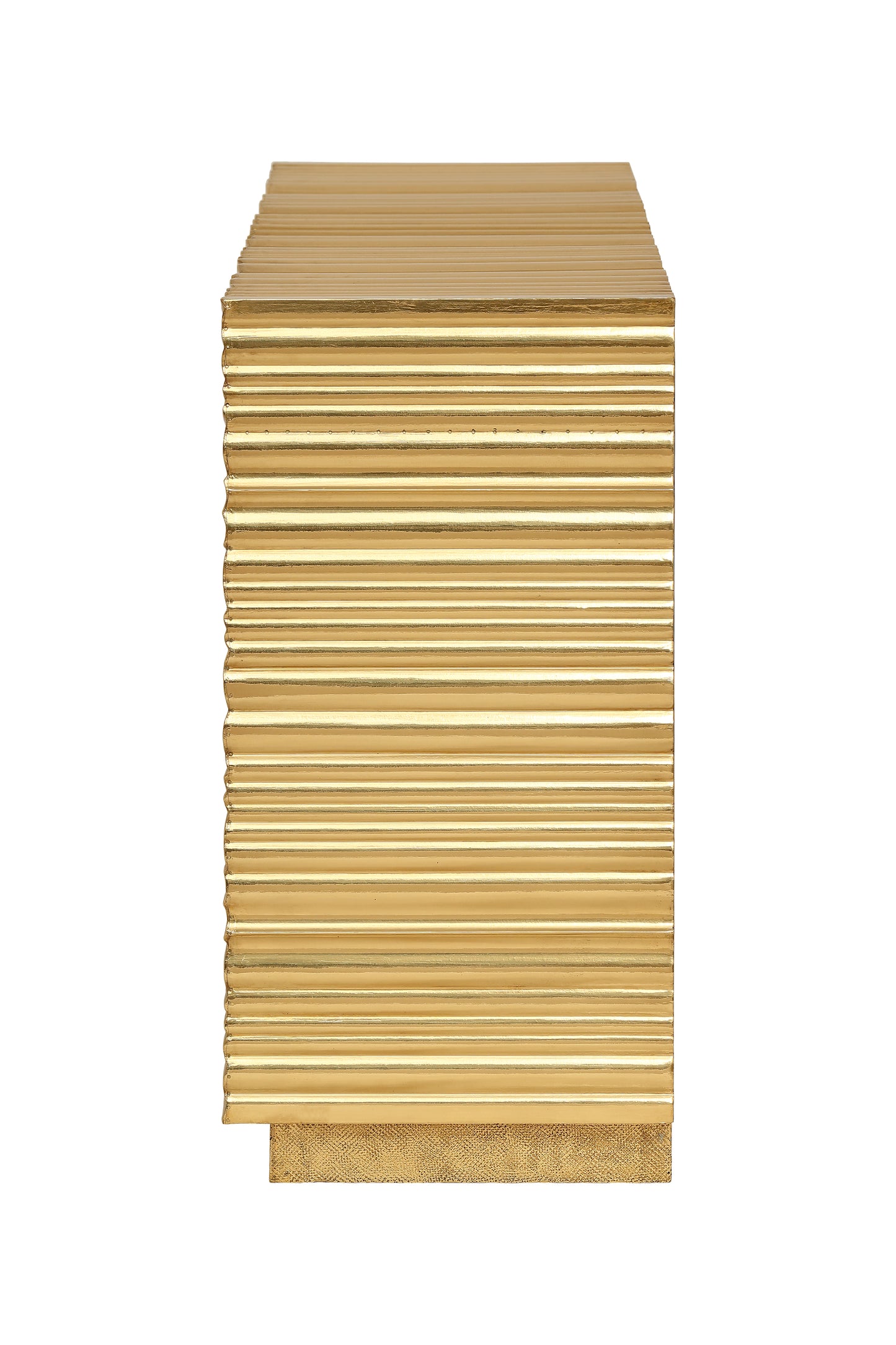 Sunburst 2 Door Credenza Brass
