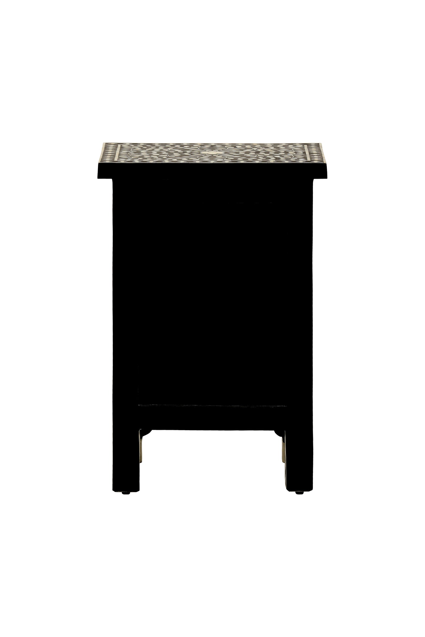 Bone Inlay 2 Drawers Bedside