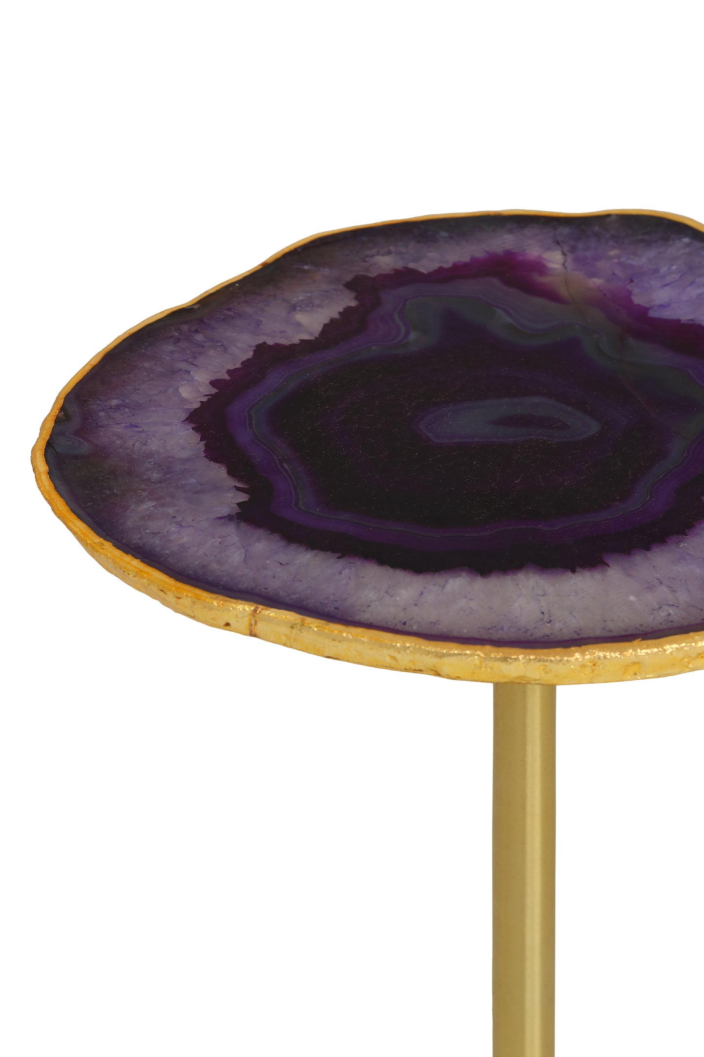 Agate Top Side Table