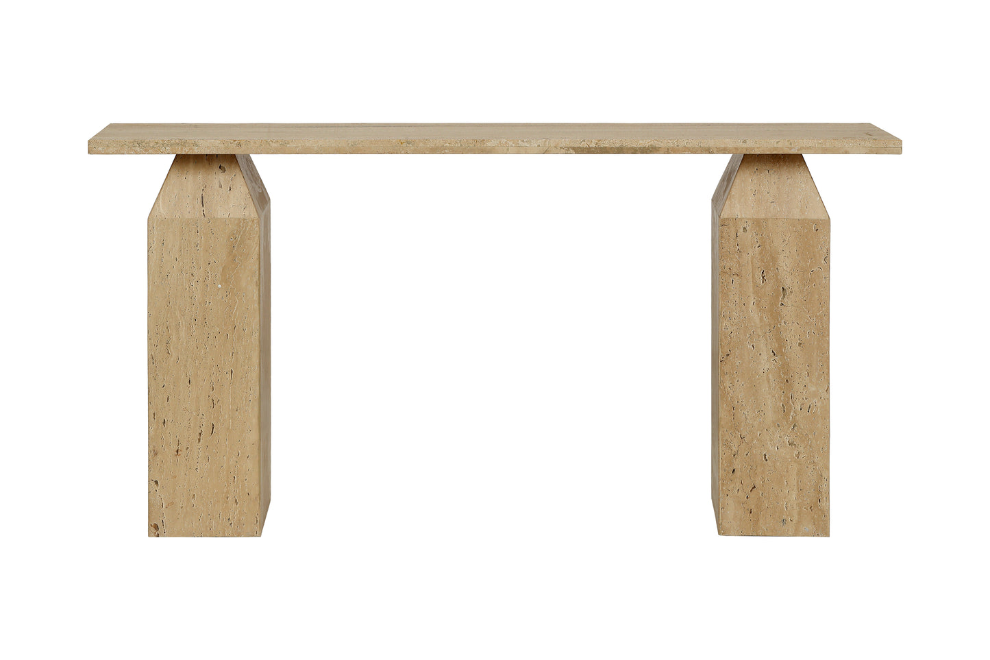 Travertine Console