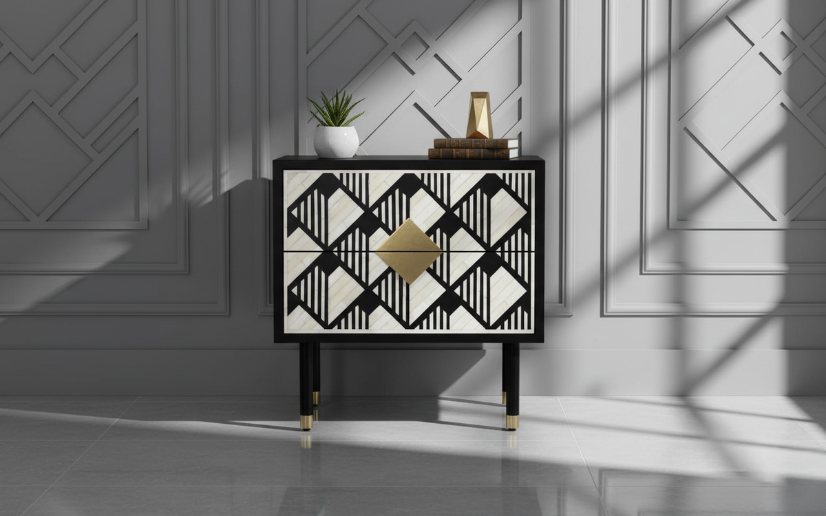 Diamond Bed Side Bone Inlay Maincharacter