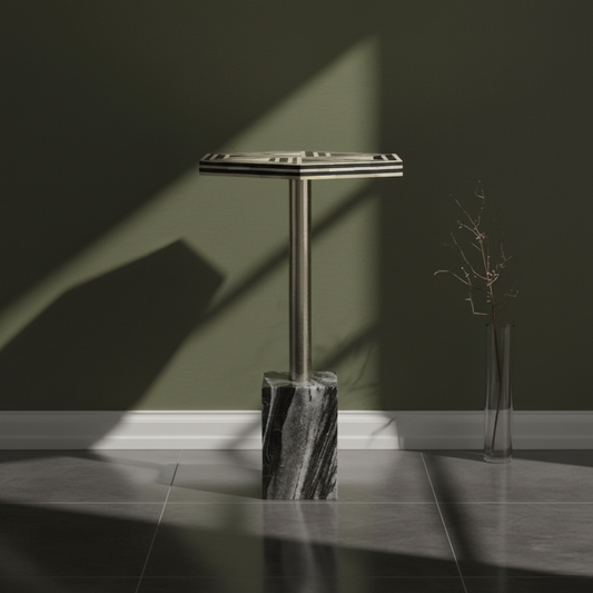 Alablaster Side  Table