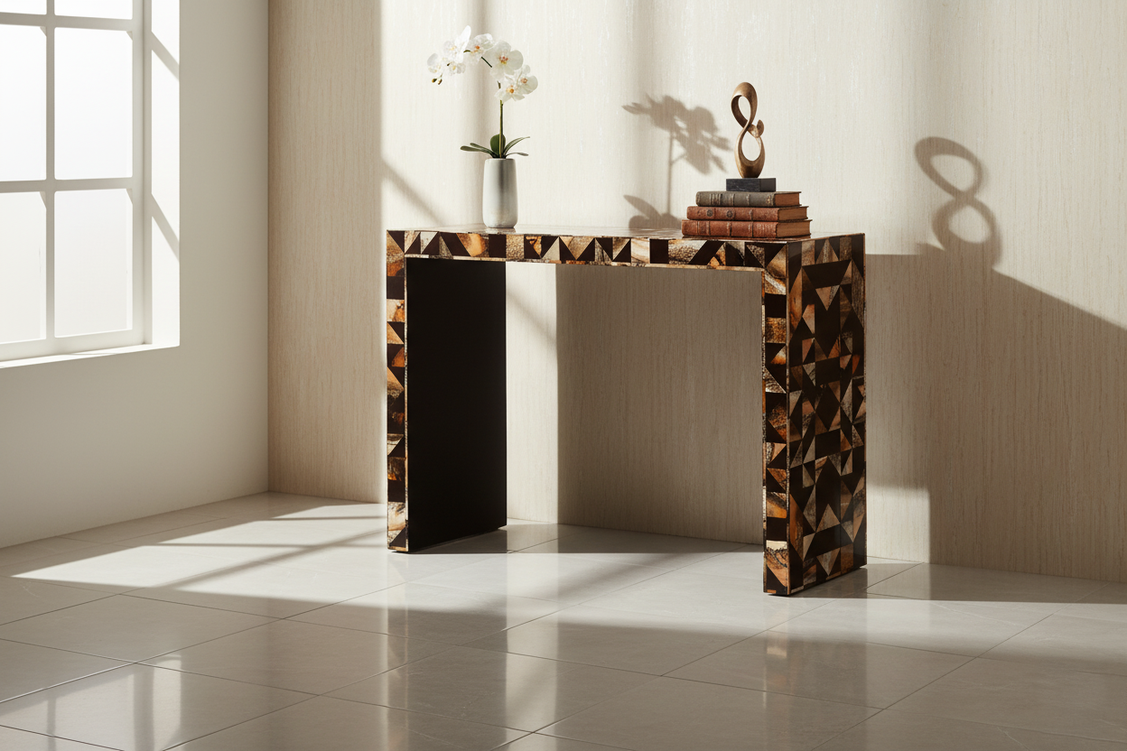 Monochrome Horn Console