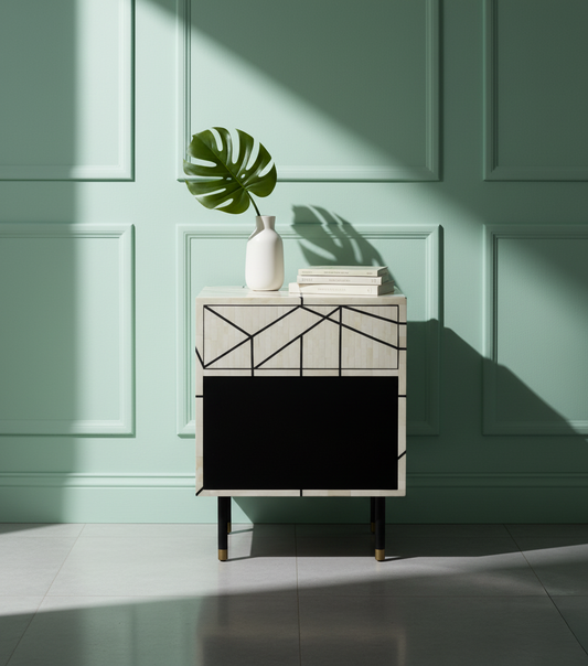 Abstract Bed Side