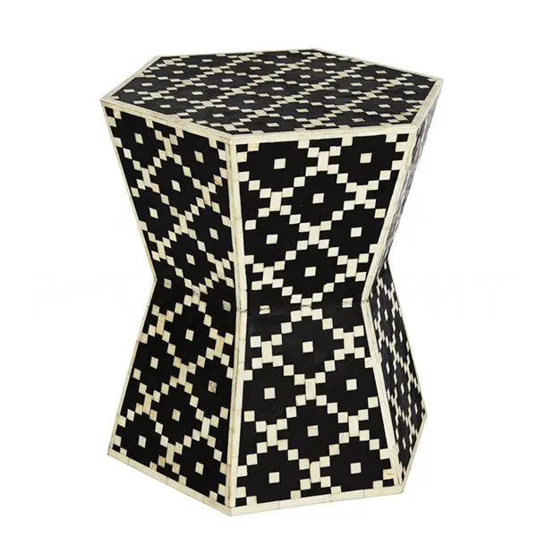 Tribal End Table Black Maincharacter