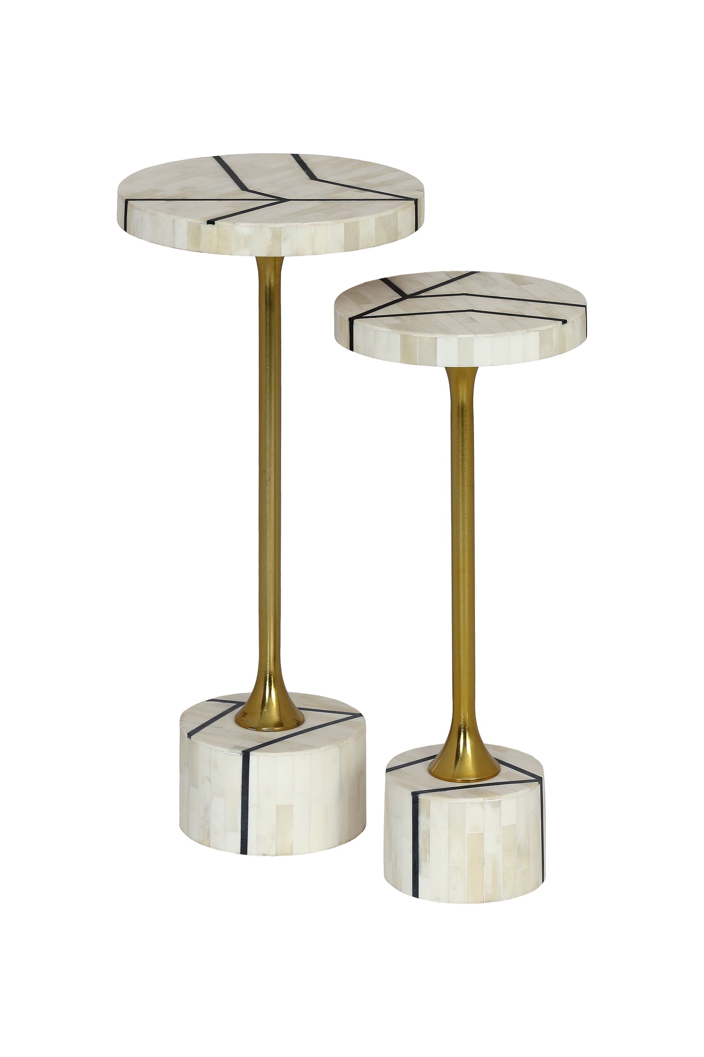 Abstract Side Table Set Of 2