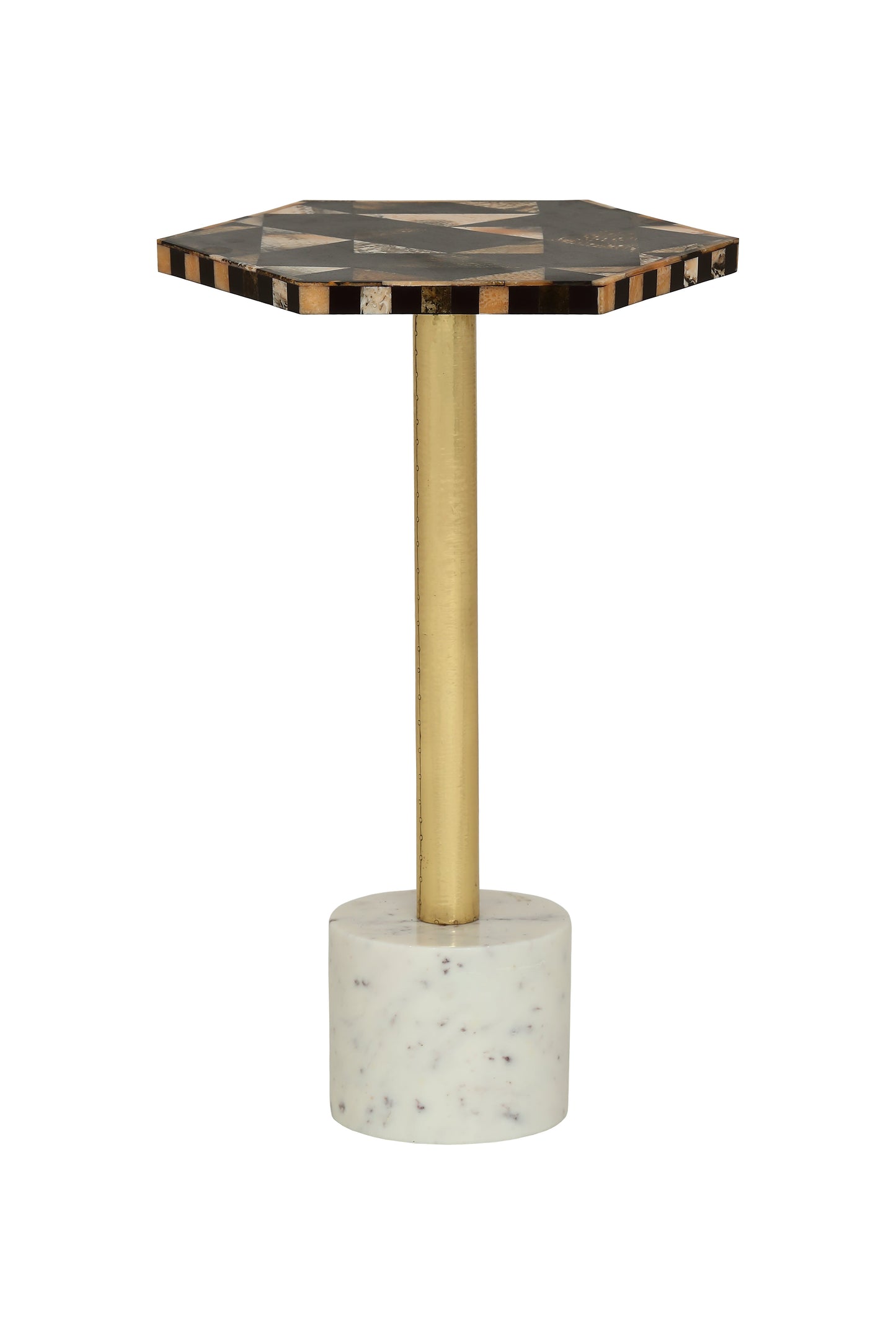 Alablaster Mono Crome Horn Cocktail Table Maincharacter