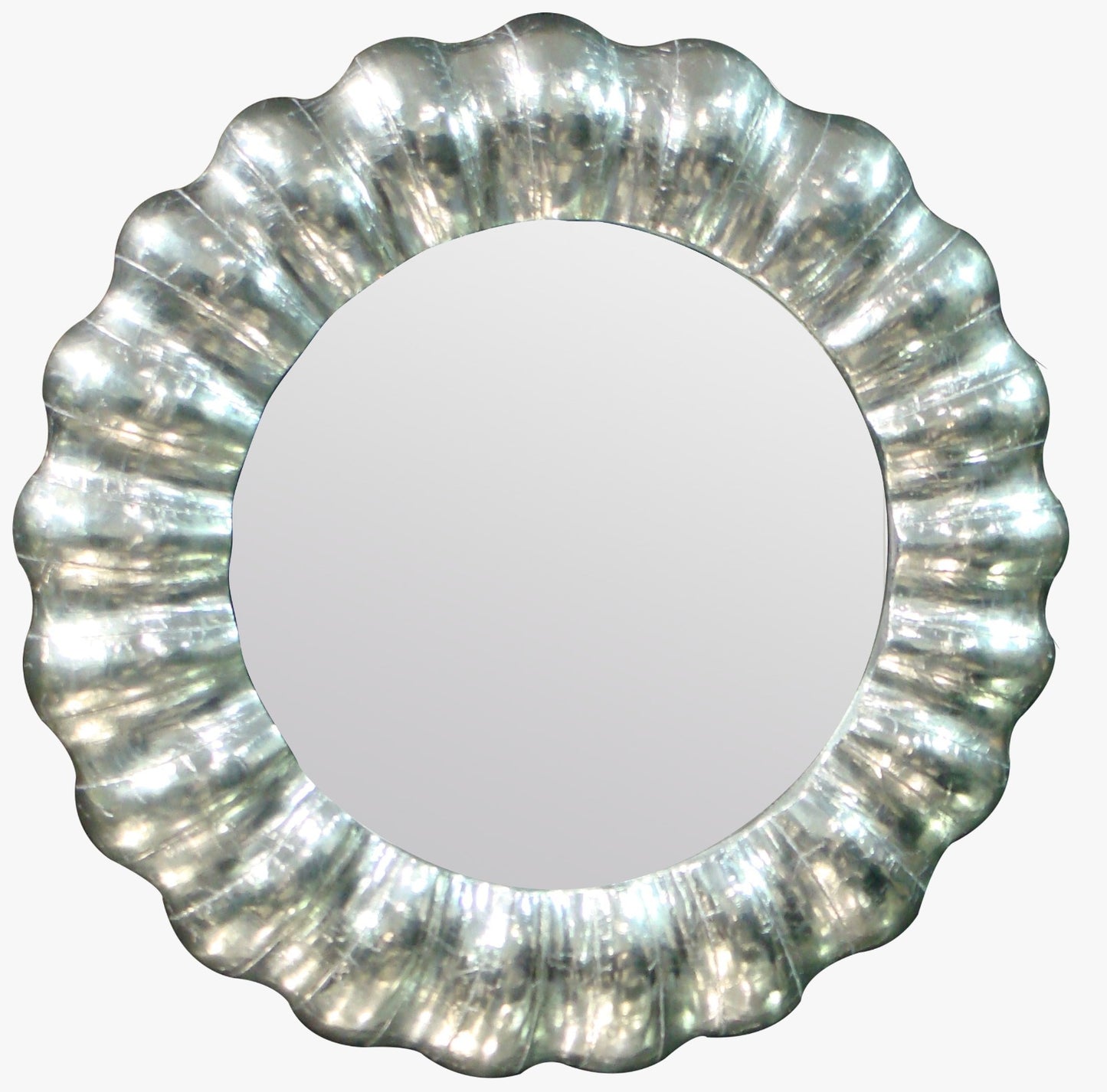 Scallop Mirror Frame W/M