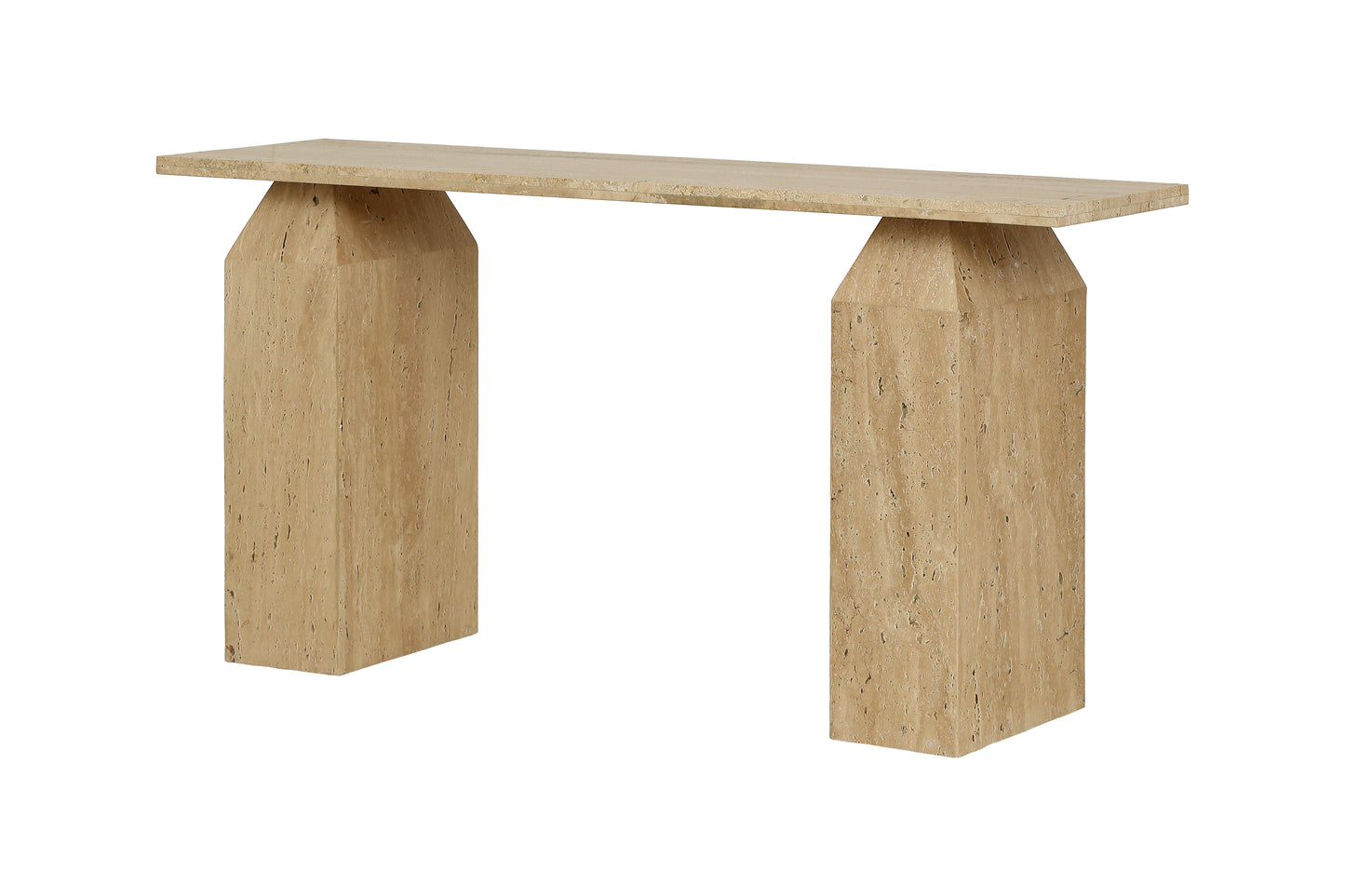 Travertine Console