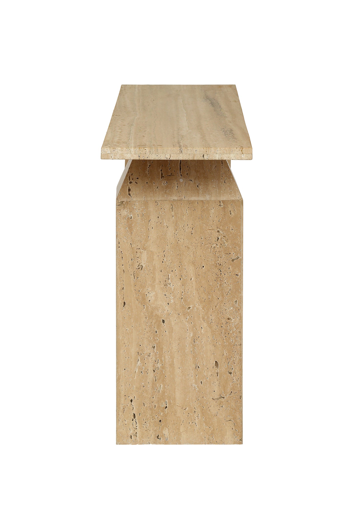 Travertine Console