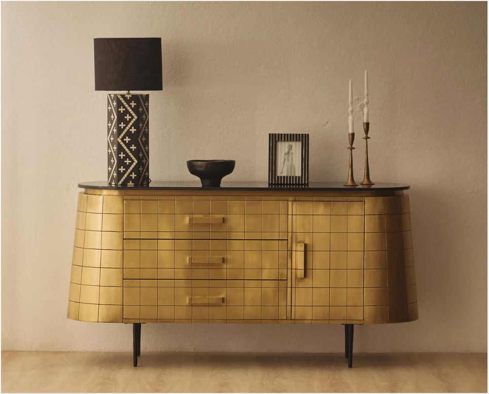 Chequered Credenza Main Character | Luxury Furniture Studio