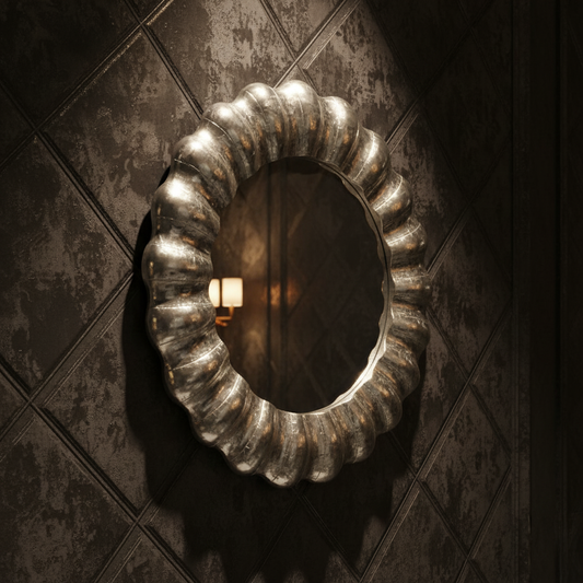 Scallop Mirror Frame W/M