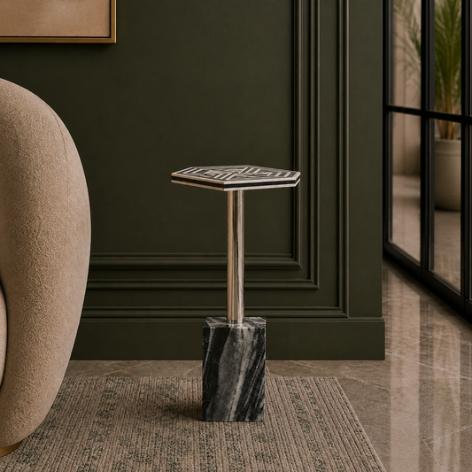 Alabaster Cocktail Table Main Character | Luxury Furniture Studio