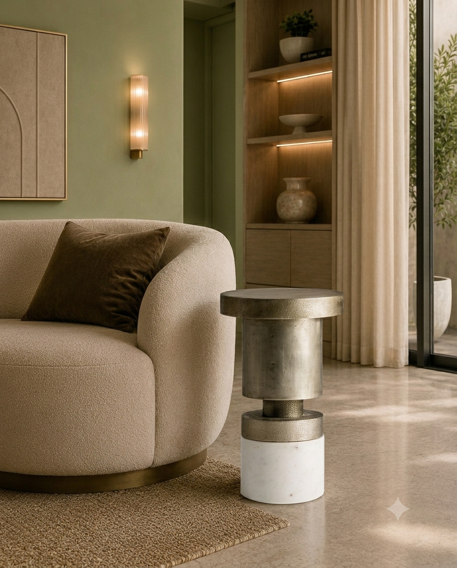 Agra Ivory Cocktail Table Main Character | Luxury Furniture Studio