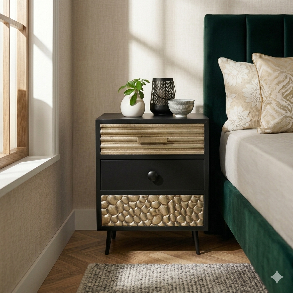 Mudra Bedside Main Character | Luxury Furniture Studio