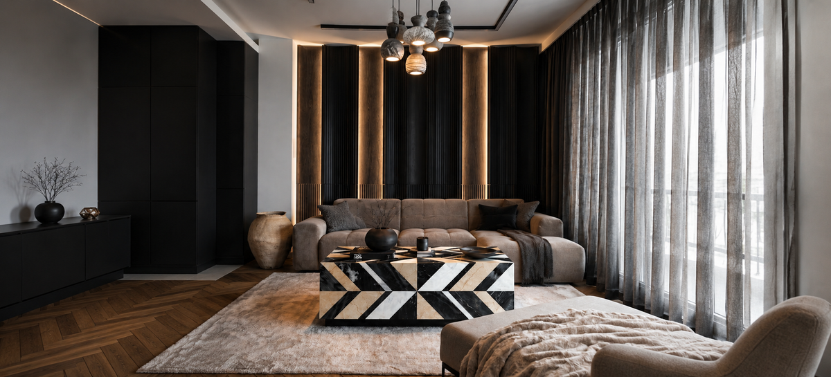 Geo Coffee Table Main Character | Luxury Furniture Studio