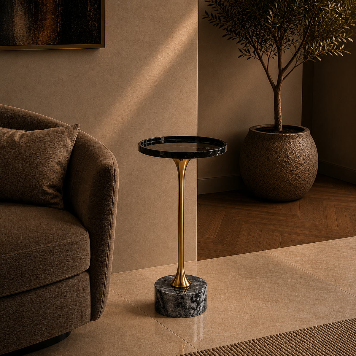 Amber Marble Cocktail Table Main Character | Luxury Furniture Studio