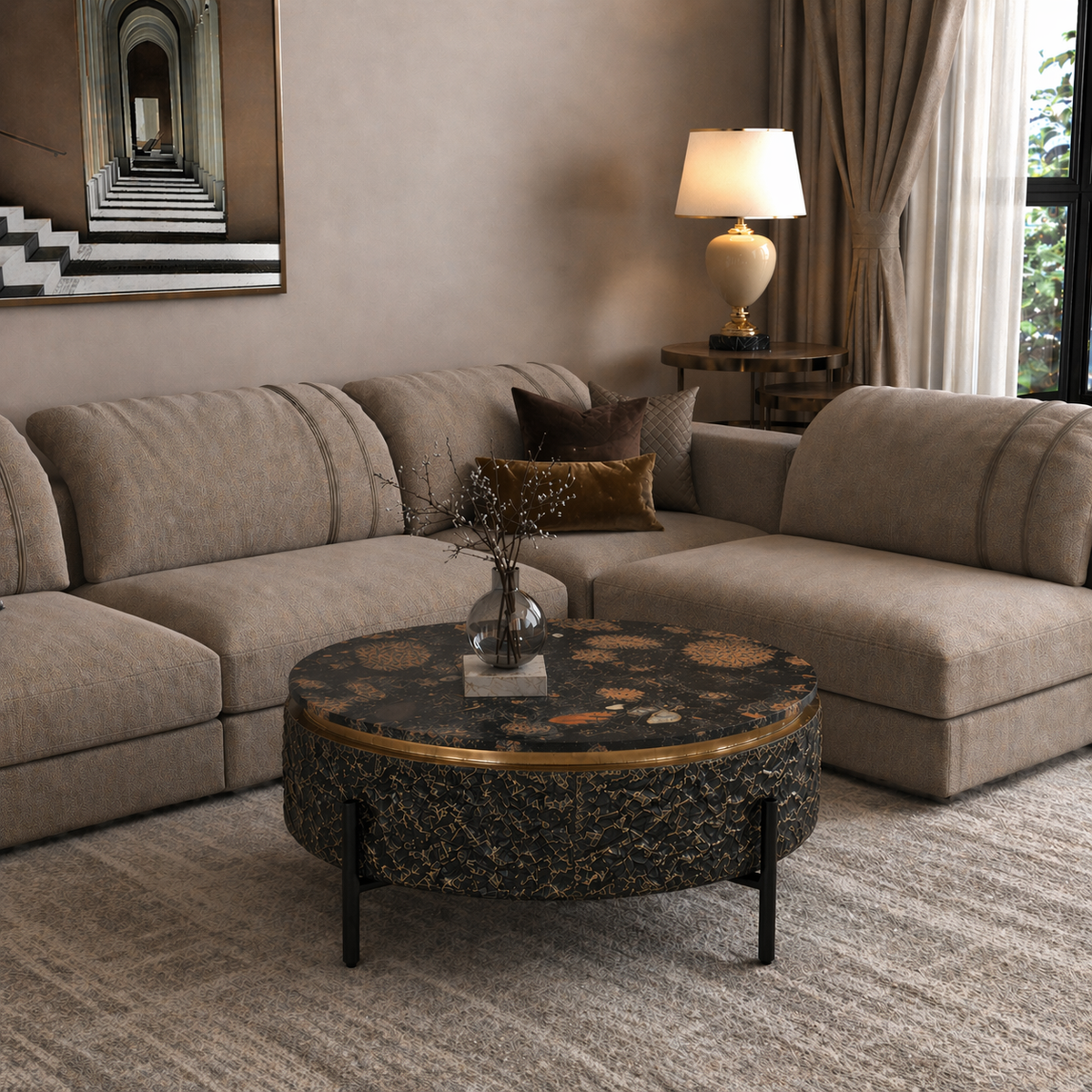 Glen Coffee Table Main Character | Luxury Furniture Studio