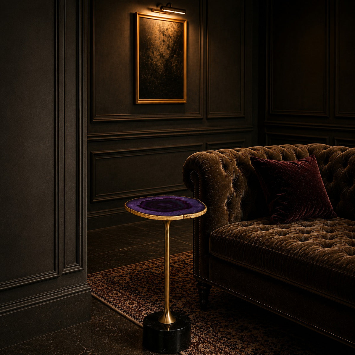 Agate Top Cocktail Table Main Character | Luxury Furniture Studio