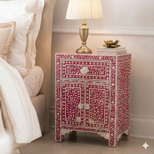 MOP Inlay Bedside Main Character | Luxury Furniture Studio