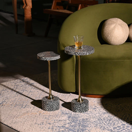 Shagreen Cocktail Table Set of 2 Main Character | Luxury Furniture Studio